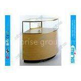 Halogen Light Strip Jewelry Glass Showcase With Laminated Deck thumbnail-1