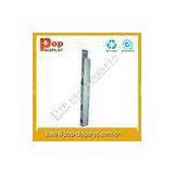 White Corrugated Cardboard Hook Display Stands For Promotion