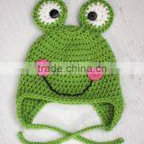 diy kids crochet frog hat pattern