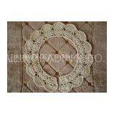 Round Crochet Accessories Hollow Out Crochet Lace Collar With Scallop Edge thumbnail-1