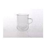 Personalized Double Wall Borosilicate Glass Customized With Saucer thumbnail-1