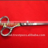 Brozen Coated Stainless Steel Bevel Edge Left Hand Hairdressing Scissor
