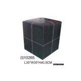 Sell Faux Leather Square Ottoman With Lid thumbnail-1