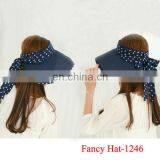 Custom Cheap Sun Visor Hat Straw Hat Wholesale thumbnail-1