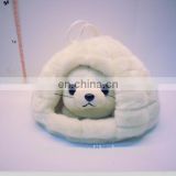 the ice castle seal igloo plush stuff toy frozen doll pet house