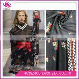 China Suppliers Digital Print Fabric French Habotai Silk Fabric for Lady Dress