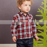 T-BSS006 Fashion Boys Beautiful Plain Flannel Cotton Shirts thumbnail-2