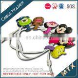 Advertising 3D Soft PVC Cord Cable Holdercable Clips thumbnail-2