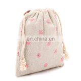 Wholesale Organic Natural Hemp Drawstring Shoe Bag
