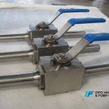 Stainless Steel High Pressure Ball Valve Special for CNG Natural Gas Station thumbnail-1