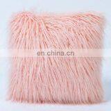 Home Decorative Plush Solid Color Throw Pillow Cover for Sofa thumbnail-5