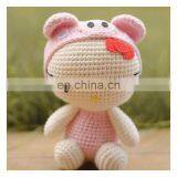 Yarncrafts Handmade Crochet Toy Cartoon Cat Stuffed Toy thumbnail-3