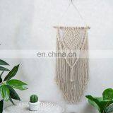 Modern Tribal Ethnic Embroidered Handmade Cotton Wall Decor Tapestry thumbnail-2