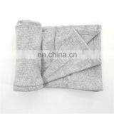 100% Organic Cotton Ribbed Clothing Gown Blanket Hat 4pcs Set New Born Baby Gift Set thumbnail-5