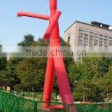 Red Waterproof Two Leg Advertising Inflatable Air Dancer Inflatable Sky Man thumbnail-1