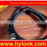 VeriFone VX8XX / VSP 200 Pin Pad to USB PC Spiral Cable