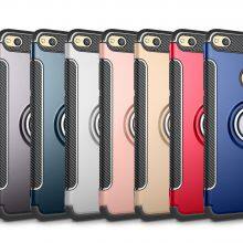 Finger Ring Holder Hard Magnetic Silicone Phone Case for Iphone 6 7 8 10 X Xr Xs Max Case With Ring Phone Cases