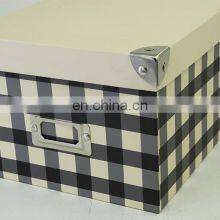 Metal Edging Cardboard Box File Paper File Folder for Size Folding Storage Box thumbnail-3