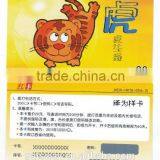 Full Color Customized Phone Prepaid Scratch off Card