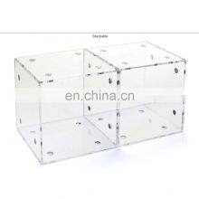 Clear Acrylic Box With Magnets Stackable Acrylic Display Box Set of 2