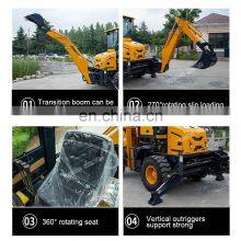 Hengwang Railway Construction Small Loader Machine Cheap HW10-20 Traktor Backhoe and Loader thumbnail-5