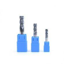 2/4/6 Flute HRC 45 55 65 Solid Carbide End Mill for Metal Machining With Coating AlTiN TiSiN AlTiSiN thumbnail-4