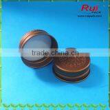 Golden Screw Aluminum Cap With Logo Embossing.Engrave Logo Aluminum Screw Cap thumbnail-1