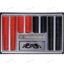 266 Pcs Optical Lens High Quality Optical Optometry Rim Case Kit Set Plastic Ring Trial Lens Set Aluminum Case Box Trial Frame thumbnail-2