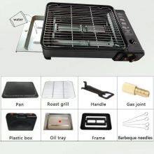 Four Colors Gas BBQ Grill Flame Anywhere Portable Gas Grill for BBQ Camping Outdoor Cooking Travel-Compact Adventure-Ready CE Certificate thumbnail-4