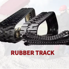 Excavator Undercarriage Parts RUBBER Track Link YANMAR VOLVO TRACK ROLLER SPROCKET TOP ROLLER thumbnail-2