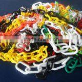 3mm Black Color Safety Colorful Decorative HDPE Plastic Chain/Traffic Chain Roadway Plastic Link Chain With s Hook thumbnail-4