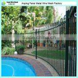Green Powder Coated 1.2m Heigh Hoop Top Steel Pool Fence