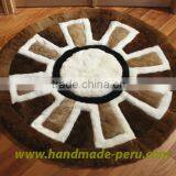Round Alpaca Rug thumbnail-1