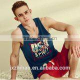 Fashion Cotton Printing USA Workout Tank Top for Men Hotsale thumbnail-1