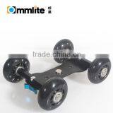 Table Top Dolly Mini Car Skater Track Slider Super Mute for DSLR Camera Camcorder Video thumbnail-2