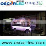 Latest Led Product High Quality Indoor Shop/mall Transparent Full Color Advertising Wall Glass Led Screen