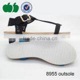 2016 Best Price Innovative Upper Design Trendy Flat Thong Sandal thumbnail-5
