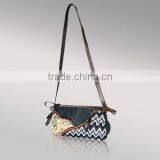1280 HOT SALE WOMEN SHOULDER JEANS BAG,FLOWER PRINT DENIM HANDBAGS