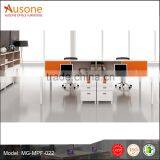 Hot Sale!Office Staff Table Modular Four Seats Modern Office Workstation