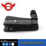 Go Pro Accessories 360-degree Rotation Clip & Screw for GoPro Hero 3+/3/2/1, Black. thumbnail-1