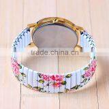 2015 Hot Sales Fashion Colourful Watch Rose Flower Belt Spring Strap China Wholesale Ladied Fashion Watches Latest thumbnail-5