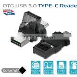 USB 3.1 Type C Adapter, USB 3.1 Type C reader, USB Type-C OTG reader