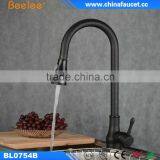 China Supplier Kitchen Mixer ORB Pull Out Water Tap Black Faucet thumbnail-4