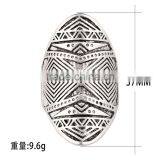 Full Metal Zinc Alloy Bohemian Vintage Graven Gold Finger Ring Jewelry thumbnail-3