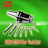 Widely Boring Range 8-280mm NBH 2084 Bar Tool Set boring system with 8pcs boring bar boring set