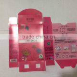 Custom Printed Plastic Box for Cosmetic Package With Beauty Printed