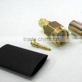 SMA Male Connector, Crimp for Cable Rg58 Rg142