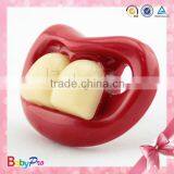 2015 Promotional Baby Products High Quality Cool Pacifiers Soothie Pacifier 0-3 Months Funny Pacifier