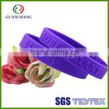 Wholesale Custom High Quality Fashion Energy Engraved Logo Festival Silicone Wristband Debossed for Events Bulk Buy From China thumbnail-1