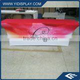 High Quality Square Polyester Blue Glitter Table Cloth